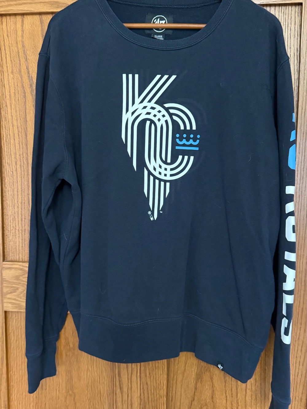 47 Brand Navy Crewneck Sweatshirt KC Royals